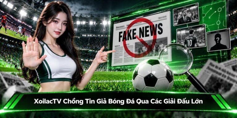 XoilacTV chống tin giả bóng đá